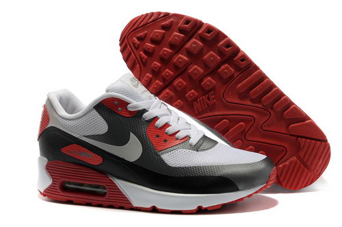 Nike Air Max 90 Hyp Frm Men White Red Running Shoes Usa